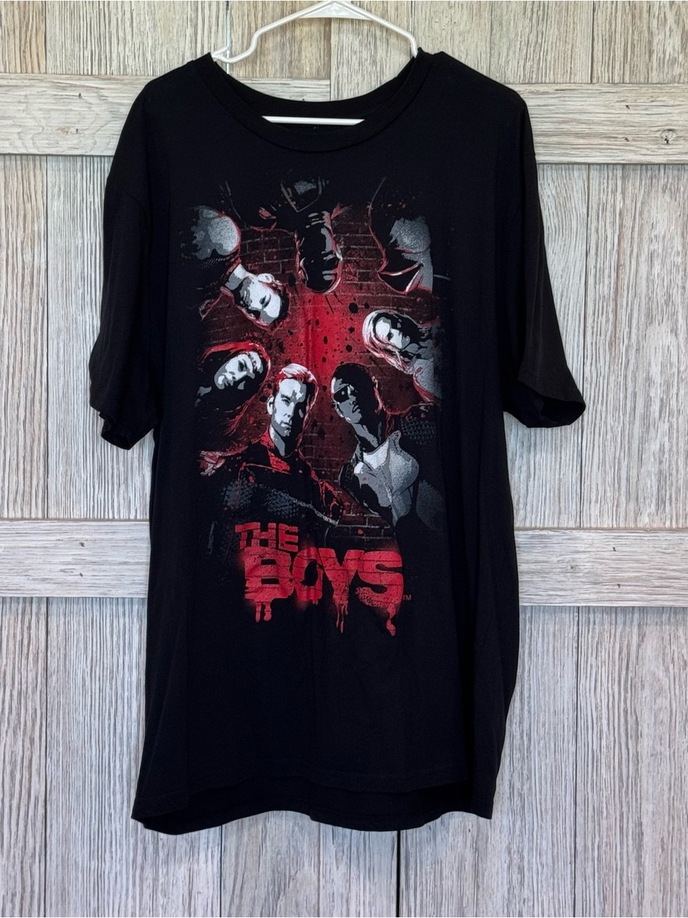 MAD Engine The Boys Graphic Tee - Black & Red sz 3XLT